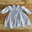 Carriage Boutiques Blue Gingham Smocked Bow Dress- Size 18M Online Sale