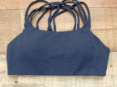 Athleta Navy Blue Criss Cross Back Padded Sports Bra- Size S For Discount