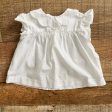 Bella Bliss White Collared Bow Back Top- Size 12M (see notes) For Sale