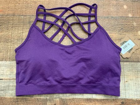 Zenana Outfitters Purple Padded Bra NWT- Size L XL on Sale