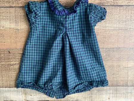 James&Lottie Green Plaid Dress- Size 9M Supply