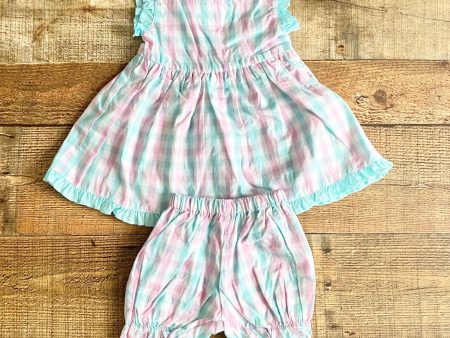 The Oaks Pastel Checked Short Set NWT- 18M Online