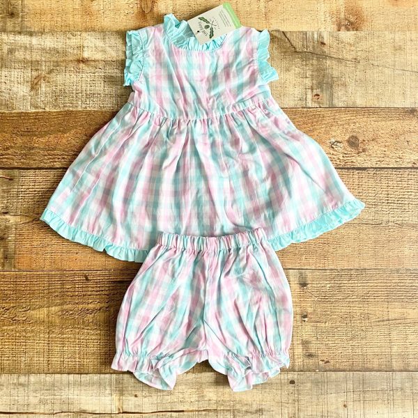 The Oaks Pastel Checked Short Set NWT- 18M Online