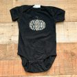 Rabbit Skins Black Animal Print Pumpkin Onesie- Size 6M (we have matching mama sweatshirt) Sale