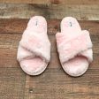 Splendid Light Pink Fluffy Slippers- Size M L(Brand New Condition) Online