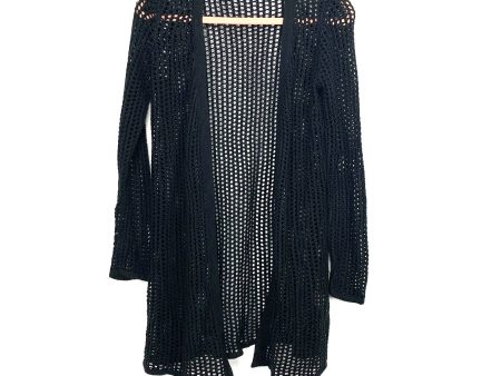 No Boundaries Black Open Knit Cardigan- Size S (3-5) Online