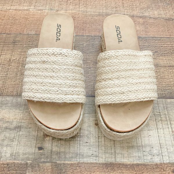 Soda Rope Espadrille Sandals- Size 7 (See Notes!) For Discount