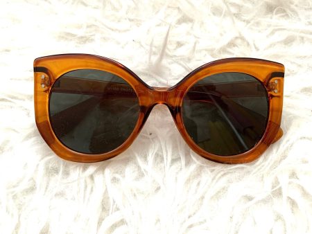 No Brand Brown Sunglasses Online now