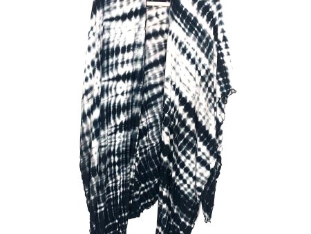 Bamboobies Black White Tie Dye Open Maternity Nursing And Car Seat Covers for Baby- One Size For Sale