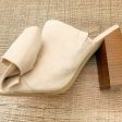 Sam Edelman Tan Suede Bow Slip On Block Heel Shoe- Size 6.5 (See Notes) Cheap