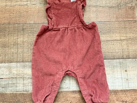 Baby Gap Dark Mauve Corduroy Jumpsuit- Size 0-3M Hot on Sale