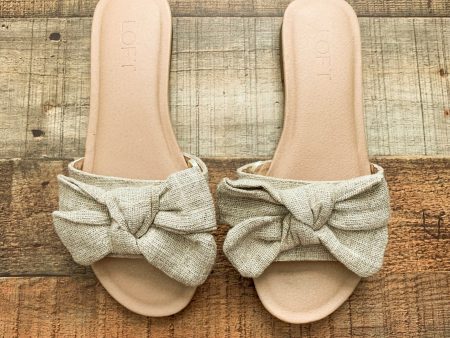 Express Canvas Bow Sandals- Size 6.5 Fashion