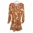 Petal + Pup Taupe Floral Print Dress NWT- Size US 2 Sale