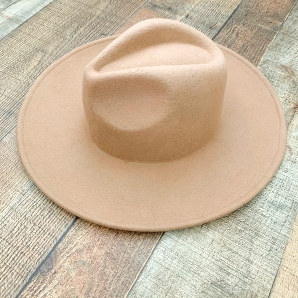 No Brand Camel Wool Hat For Cheap