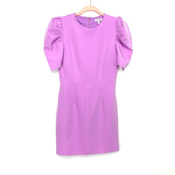 TCEC Lilac Puff Sleeve Fitted Mini Dress- Size S Discount