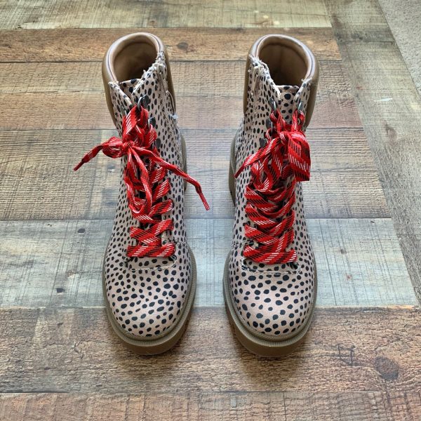 Universal Thread Animal Print Side Zipper Combat Boots- Size 8.5 (BRAND NEW CONDITION) Online Sale