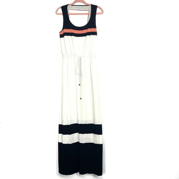 Jessica Simpson White Black Pink Sleeveless Maxi Dress- Size M For Cheap