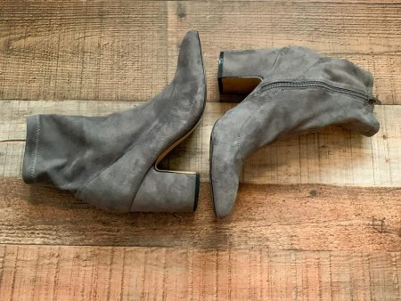 Steve Madden Grey Lolli Suede Booties- Size 7.5 Supply