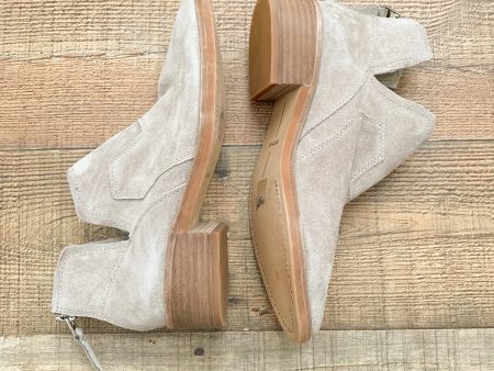 Dolce Vita Tan Suede Like Booties- Size 9 Fashion