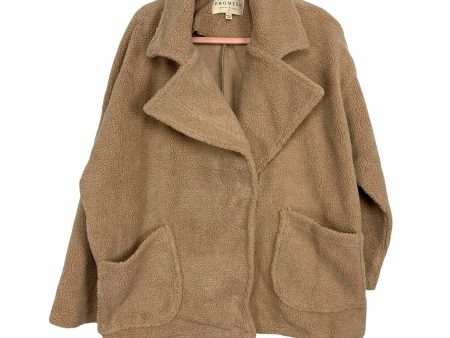 Promesa Tan Faux Fur Jacket- Size L Fashion