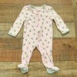 Cloud Island Bee Print Zip Up Footie with Mittens- Size 0-3M Online