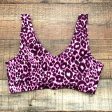 Fabletics Purple Animal Print Padded Sports Bra- Size ~M (See Notes) Online Hot Sale