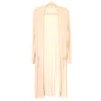 KyeMi Tan Ribbed Open Front Duster Cardigan- Size S Supply