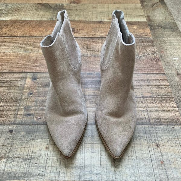 Sole Society Nude Suede Booties- Size 9 Discount