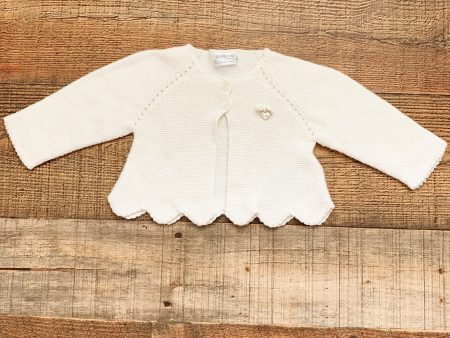 Mayoral Newborn Off White Sweater- Size 2-4M Online now