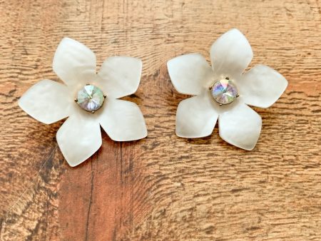 Sugarfix by BaubleBar White Flower Earrings For Cheap