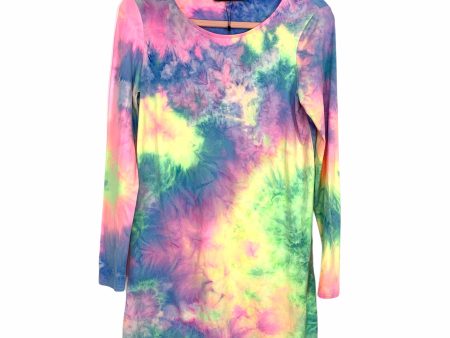 Zanzea Tie Dye Fitted Dress- Size US 4 Online Sale