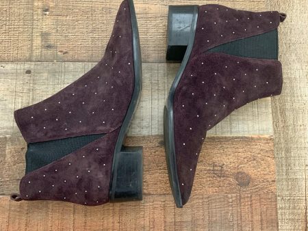 Mark Fisher Purple Stud Booties- Size 10 (See Notes) Online now