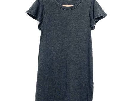 Z Supply Dark Grey Heathered T-Shirt Dress- Size XS on Sale