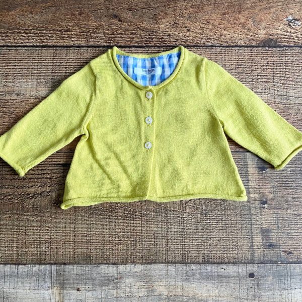 Baby Boden Lime Green Cardigan- Size 0-3M For Discount