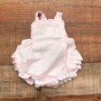 Mudpie Light Pink Seersucker Romper- Size 0-3M Online now