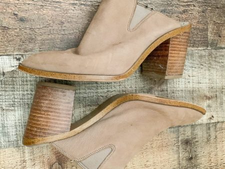 1 State Tan Slip On Heel Mule - Size 7.5 (See Notes) Online Hot Sale