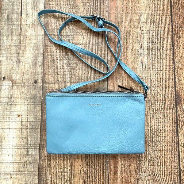 Matt & Nat Triplet Light Blue Crossbody on Sale