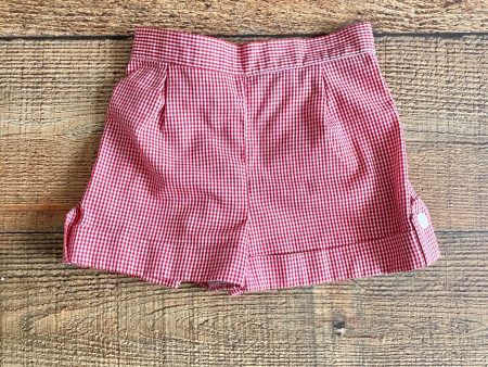 Vive Le Fete Red Gingham Shorts- Size 12M Sale