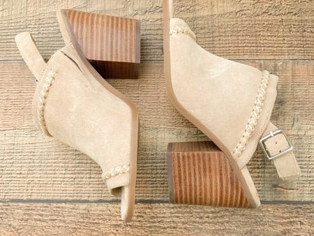 Sole Society Nude Sling Back Shoes- Size 7 Online now