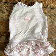 Magnolia Baby Pink and White Striped Ruffle Sailboat Onesie- Size 9M Cheap