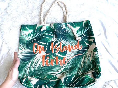 No Brand Palm “On Island Time” Handbag For Cheap