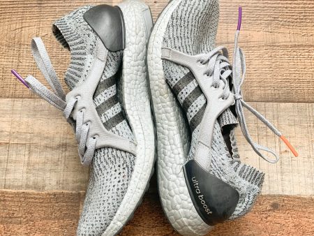 Adidas Ultra Boost Grey and Black Metallic Running Shoes- Size 7.5 (LIKE NEW) Hot on Sale