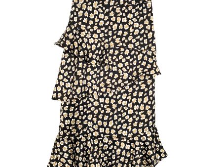 &Merci Elastic Waistband Animal Print Ruffle Tiered Skirt- Size S Cheap