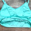 No Brand Mint Green Padded Perforated Back Bra- Size ~L XL (See Notes) For Sale