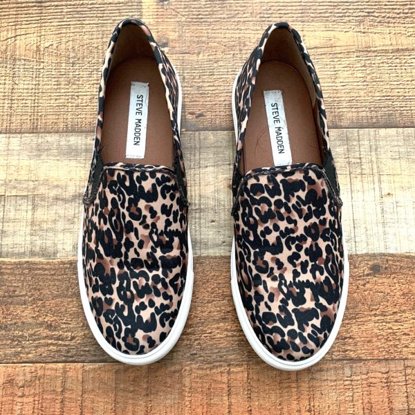 Steve Madden Animal Print Slip On Sneaker- Size 8.5 For Cheap