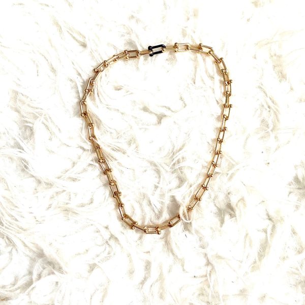 Allie + Bess Gold Chainlink Necklace Sale