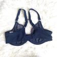 Elomi Navy Colorful Underwire Bra- Size 36DD For Sale