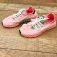 Adidas Chalk Pink Deerupt Netted Sneakers- Size 6.5 Like New Fashion