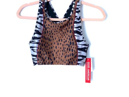 Good American Mixed Animal Print Sports Bra NWT- Size 2 (we have matching leggings) Online now