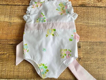 The Beaufort Bonnet Company Floral Back Bow Outfit NWT- Size 12-18M Fashion